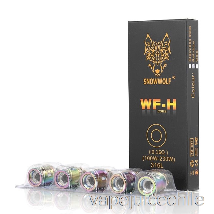 Bobinas De Repuesto Vape Vhile Snowwolf Wolf Wf Bobinas 0.16ohm Wf-h (arco Iris)